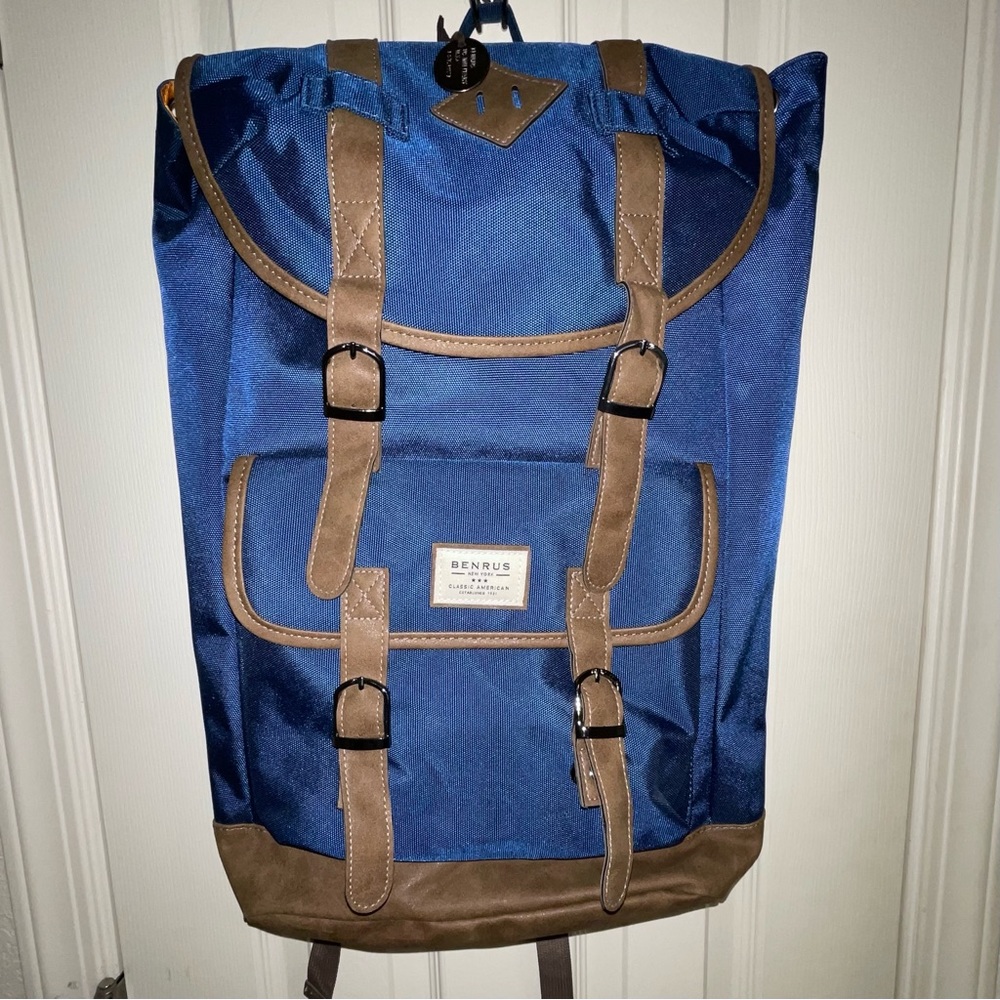 Benrus scout military style drawstring backpack